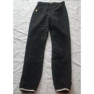 Kentucky Sports Womens High Rise Straight Leg Knit Riding Pants Stretch Black